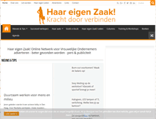 Tablet Screenshot of haareigenzaak.nl